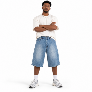 the blueprint y2k baggy denim short 2