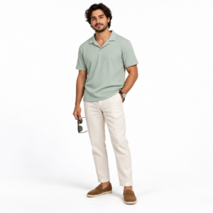 the sage plissé resort polo 2